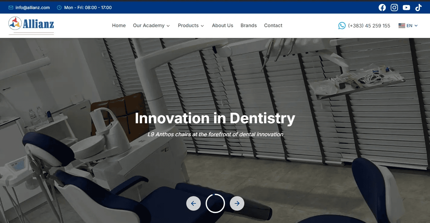 Allianz Dental Website