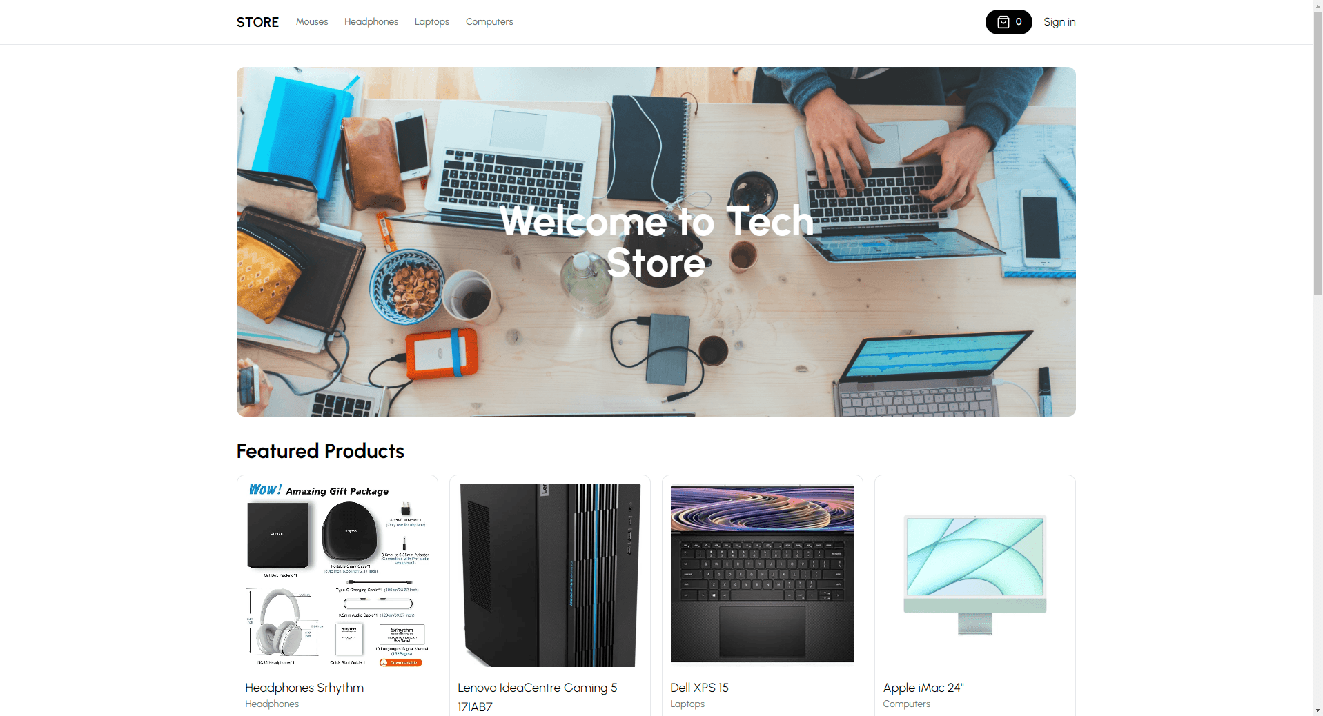 Full Stack E-Commerce & CMS